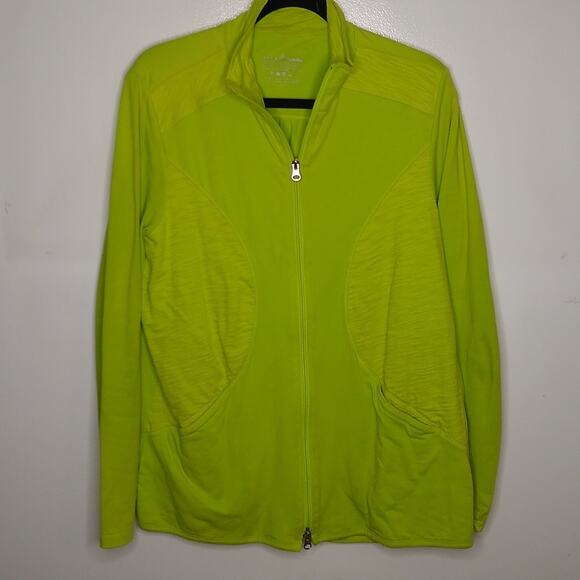 Neon Buddha women's size large neon green sweatshirt. Casual - Picture 1 of 8